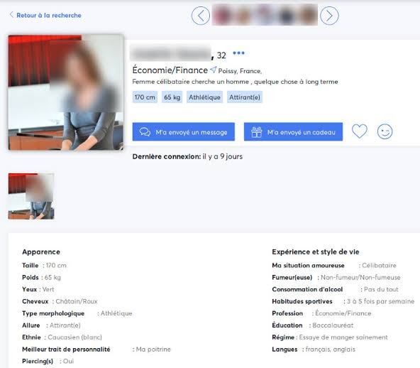 Capture d'écran 1 — Ashley Madison avis : notre test complet du site extra-conjugal international