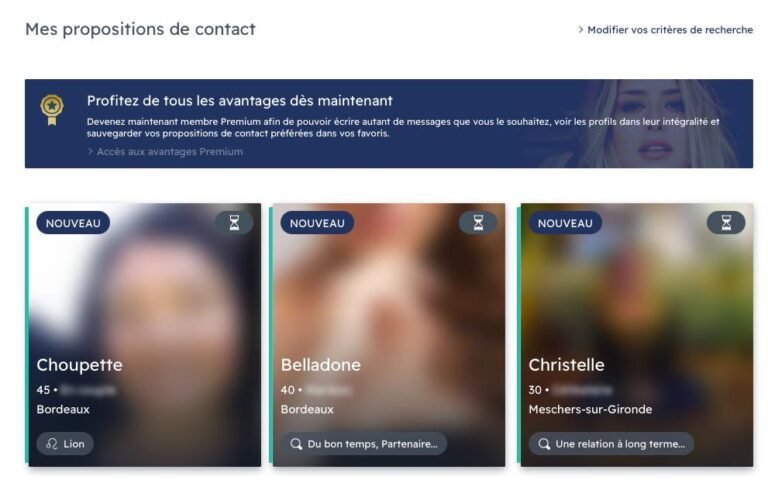 Capture d'écran 4 — C-Dating avis : notre test du site de rencontres sans lendemain