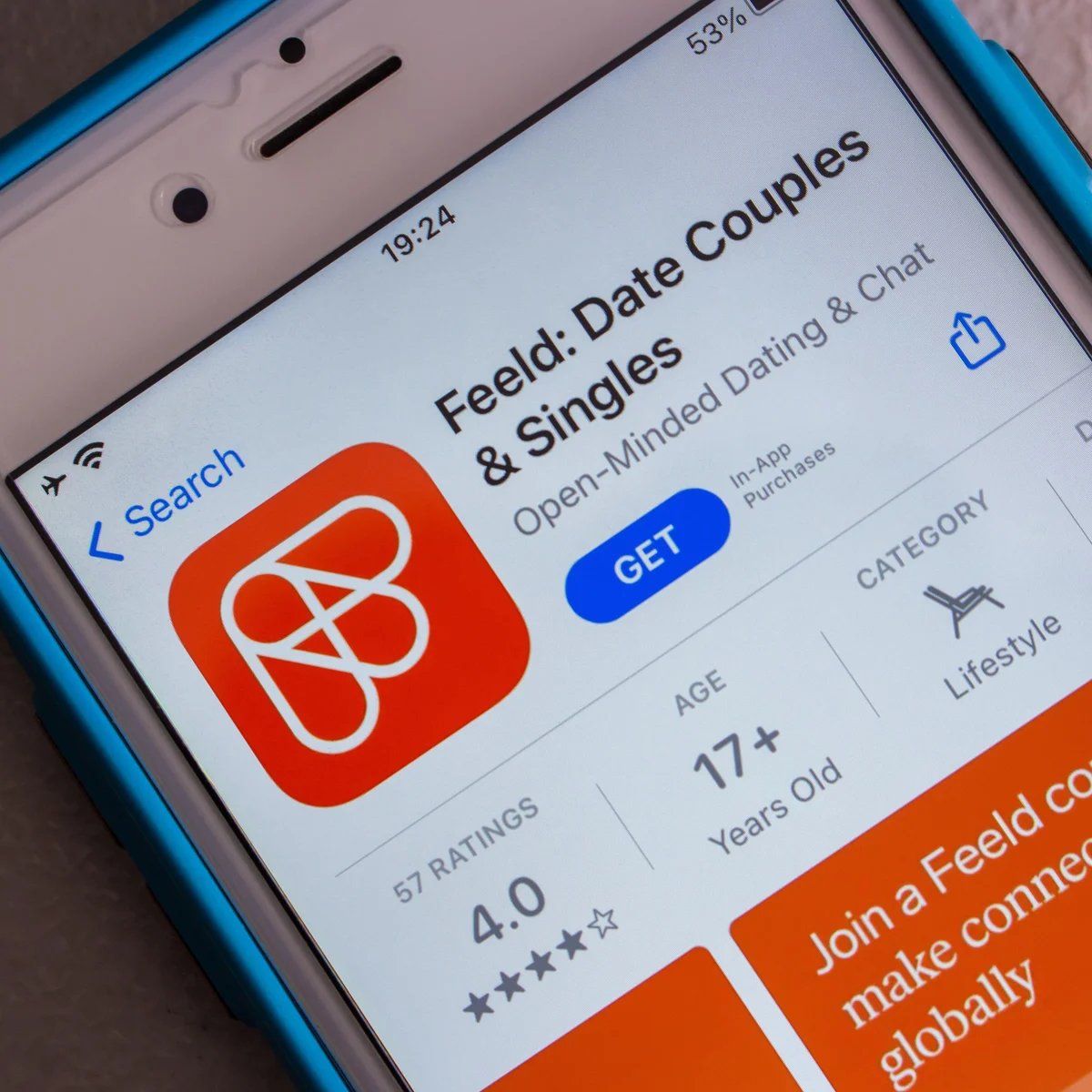 Capture d'écran 1 — Feeld avis : le test de l'application pour couples et relations ouvertes