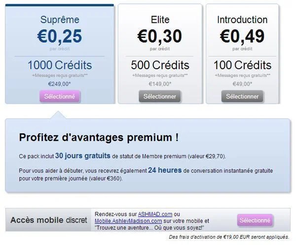 Capture d'écran 1 — Victoria Milan avis : notre test du site de rencontre pour couples mariés