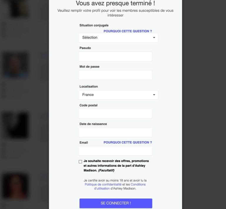 Capture d'écran 2 — Victoria Milan avis : notre test du site de rencontre pour couples mariés